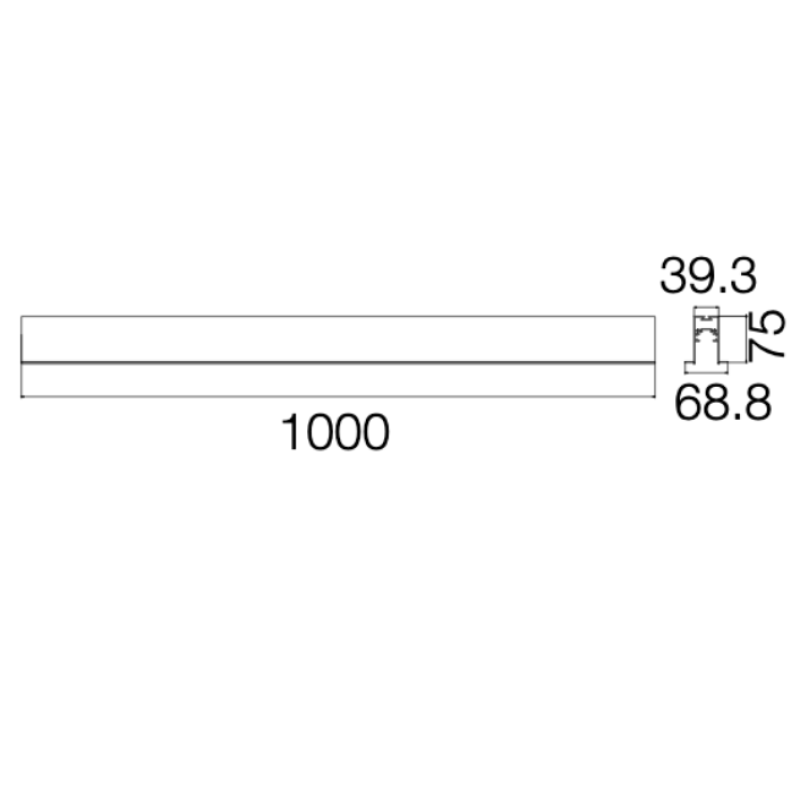 Iebūvējama Magnētiskā lineārā sliede AIP-LINE-IN