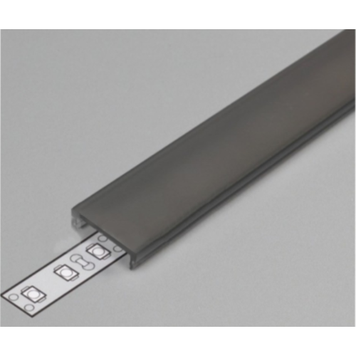 Aptumšots PC Nosegstikls Alumīnija profilam SURFACE14