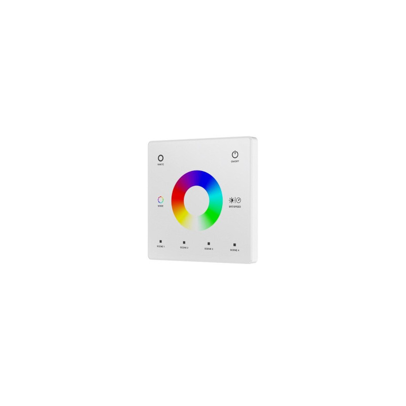Bezvadu RGB/RGBW 1 Zonas, 4 scenāriju LED Lentu RF Kontroles panelis/pults AIP-TW4