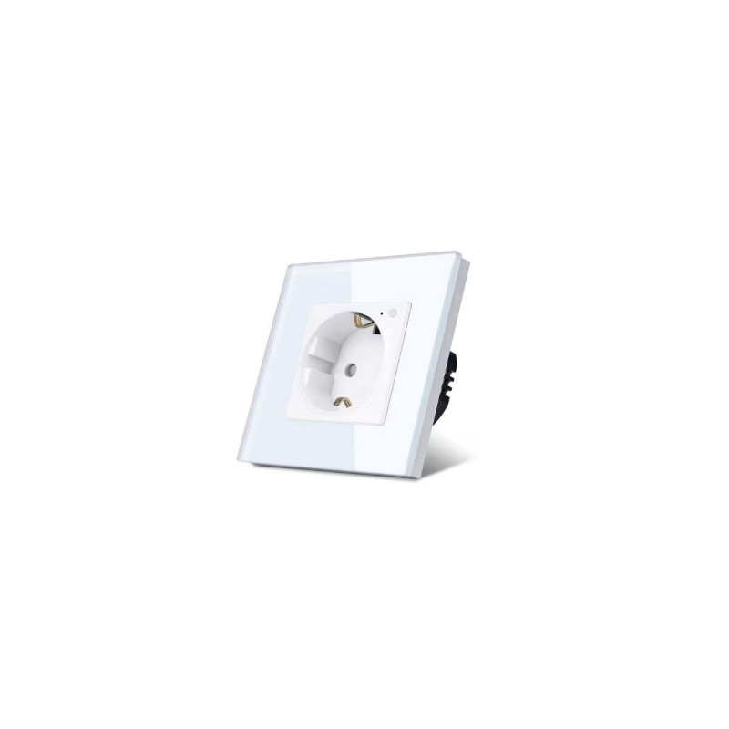 WiFi Smart Tuya vienvietīga stikla rozete AIP-LS4x2