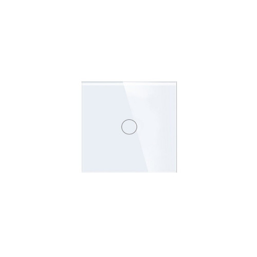 Skārienjūtīgs Wi-Fi Smart vienpogas stikla slēdzis AIP-LS1 Krāsa: Balta