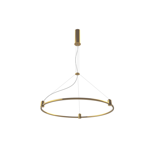 Piekarama Magnētiska Modulāra LED sistēma AIP-ROUND BRASS Krāsa: Melna