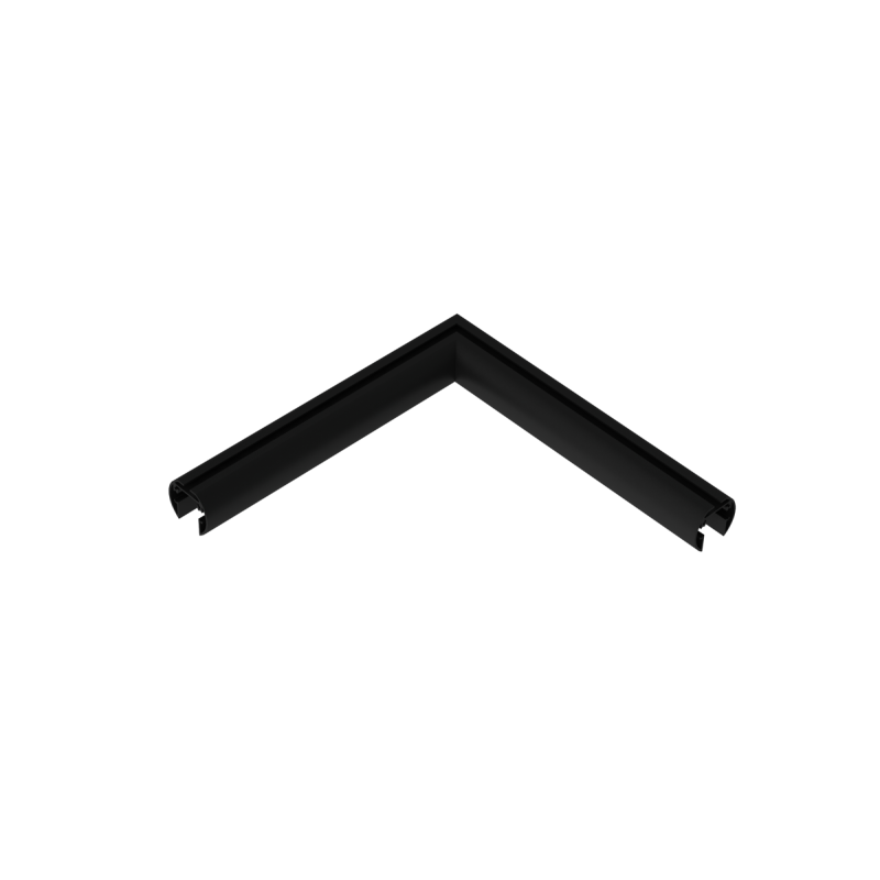 MINI Magnētiskās sliedes ROUND Horizontāls stūra savienojums AIP-RH90