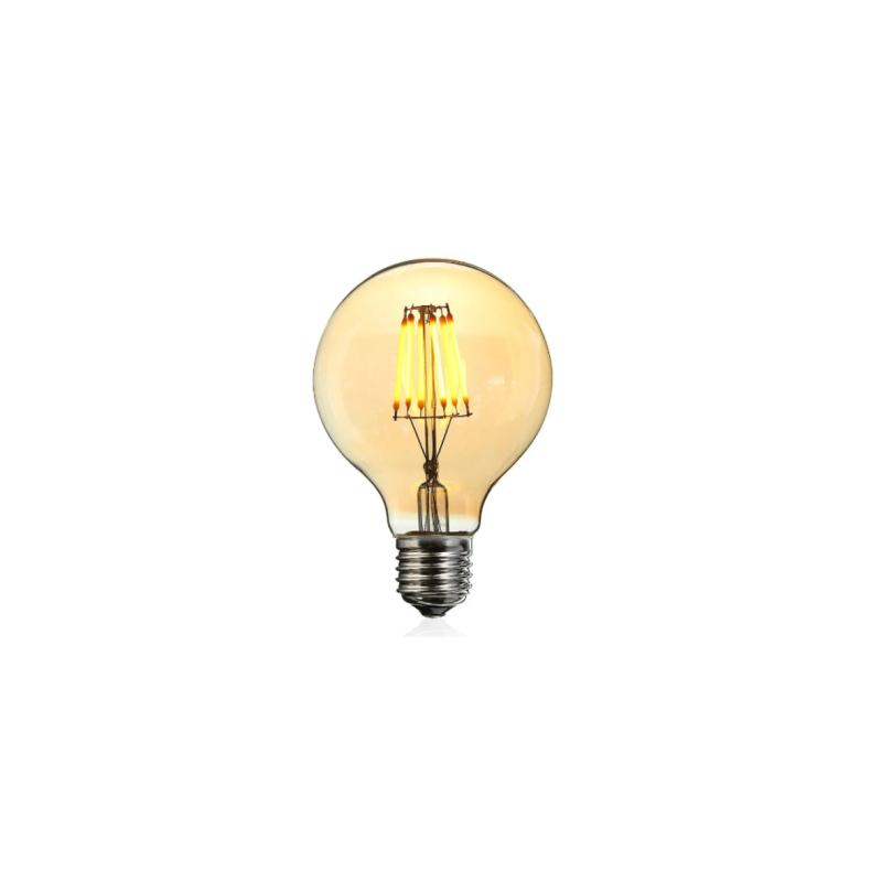 6W E27 Vintage LED Spuldze G80