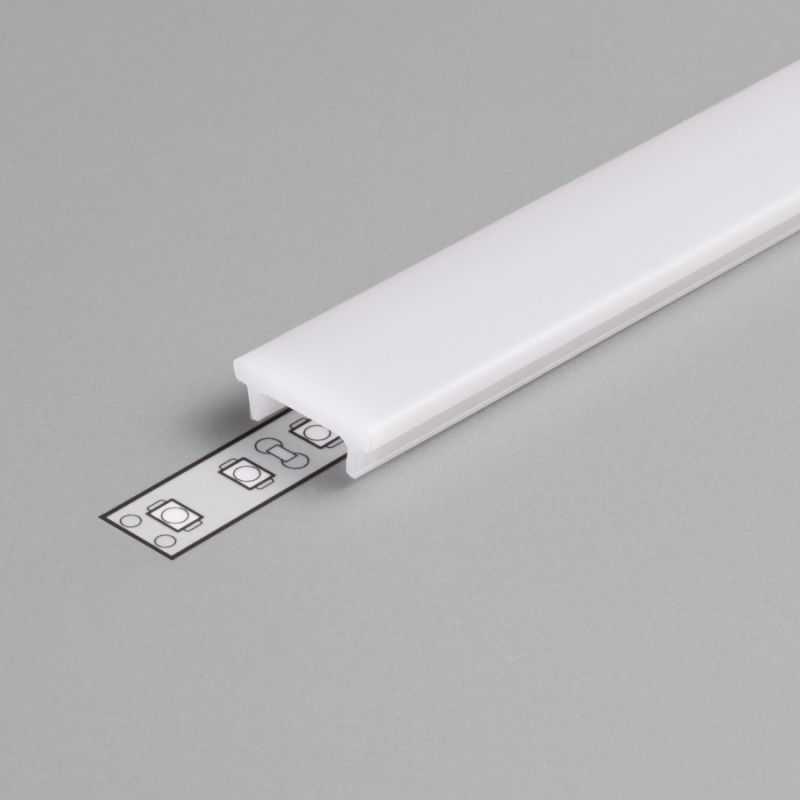 PC OPAL Click stikls alumīnija profilam FLOOR12