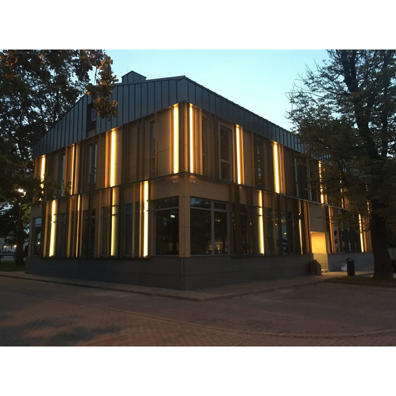 Alumīnija profils LED lentām SURFACE Krāsa: Melns