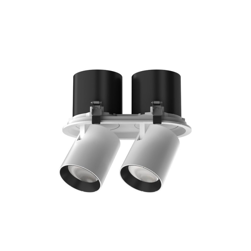 2x12W Iebūvējams Izvelkams LED Gaismeklis H12-T