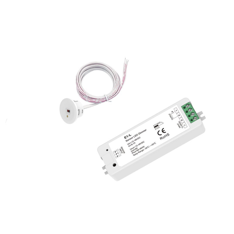 12-48V Lāzer-sensora Slēdzis ar kontrolieri E1-L