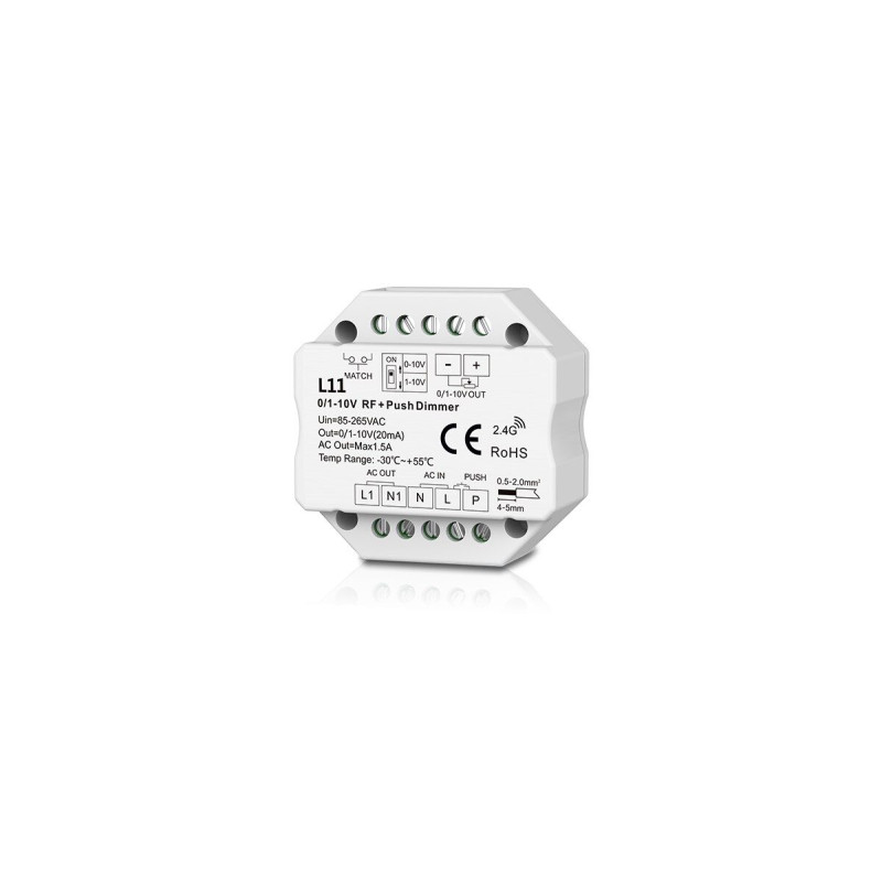 RF 0/1-10V Dimmējams Kontrolieris LED Gaismekļiem AIP-L11