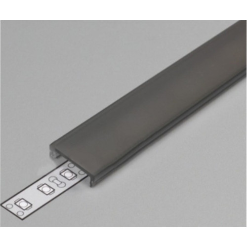 Aptumšots PC Nosegstikls Alumīnija profilam SMART16