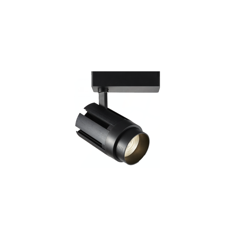 12W Sliežu sistēmas LED gaismeklis ar regulējamu gaismas leņķi